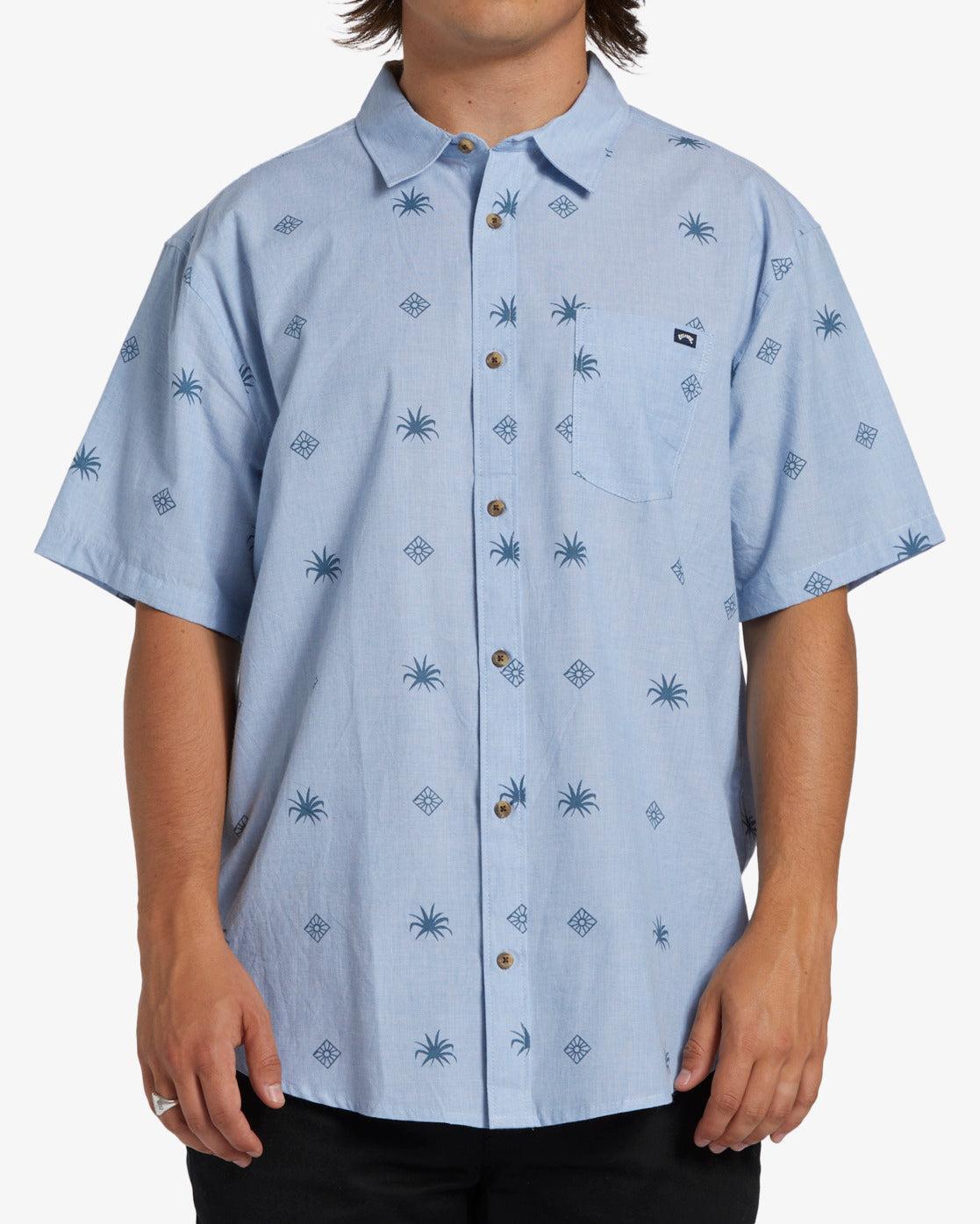 Sundays Mini Short Sleeve Shirt - Blue Suede Male Product Image