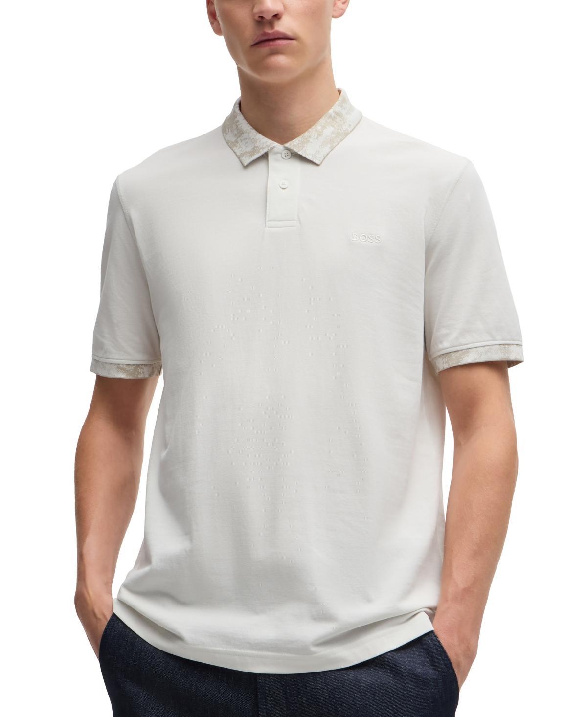 Mens Cotton-Piqu Polo Shirt Product Image