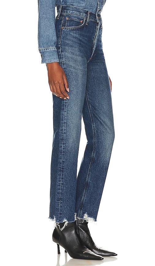 Womens 90s Pinch-Waist Straight-Leg Jeans Product Image