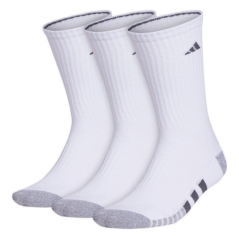 Mens adidas Cushioned 3.0 3-Pack Crew Socks Product Image