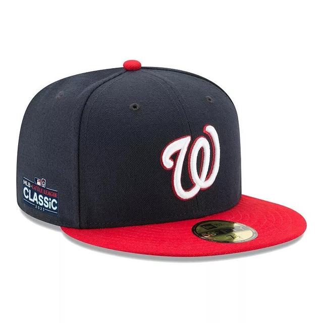 Mens New Era Washington Nationals 2023 Little League Classic 59FIFTY Fitted Hat Blue Product Image