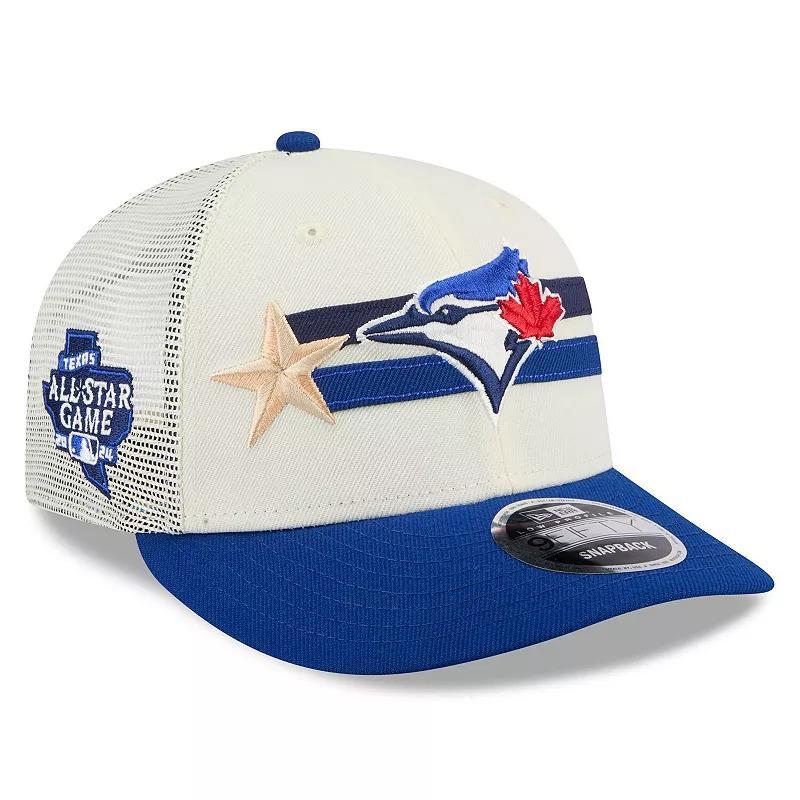 Mens New Era Cream/Royal Toronto Blue Jays 2024 MLB All-Star Game Workout Meshback Low Profile 9FIFTY Snapback Hat Product Image