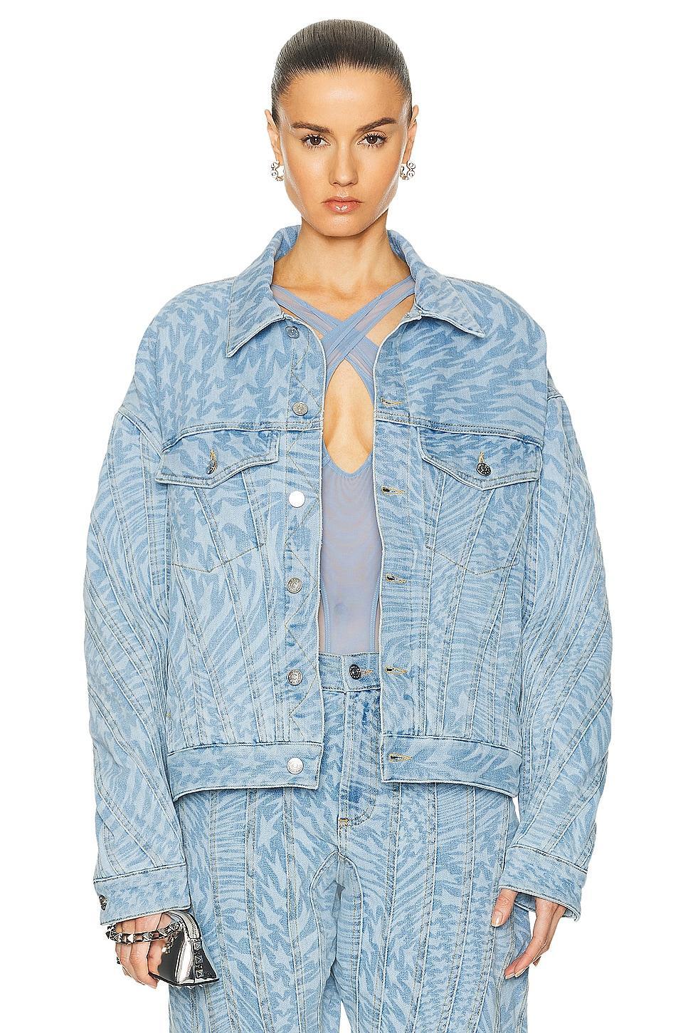 Mugler Denim Jacket Blue. (also in 34, 38). product image