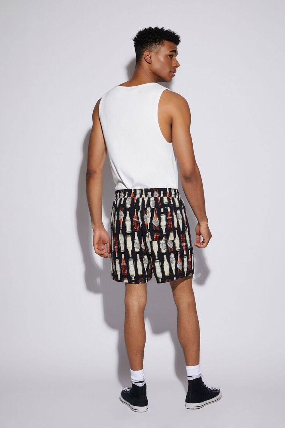 Coca-Cola Bottle Print Shorts | Forever 21 Product Image