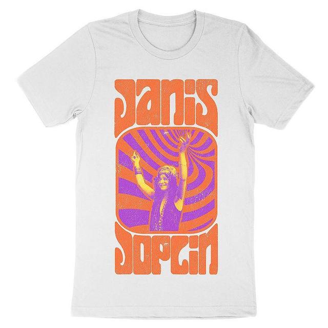 Mens Janis Joplin Tee White Product Image