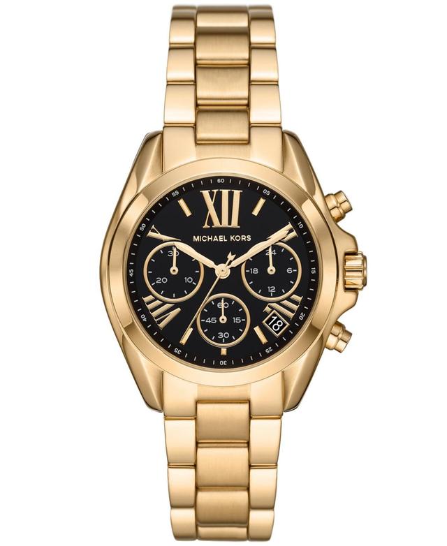 Michael Kors Womens Bradshaw Gold-Tone Stainless Steel Bracelet Watch 36mm - Gold Product Image