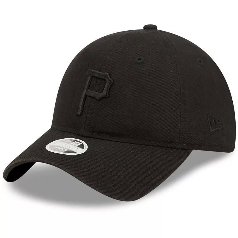 Womens New Era Pittsburgh Pirates Black Core Classic Ii 9TWENTY Adjustable Hat - Black Product Image