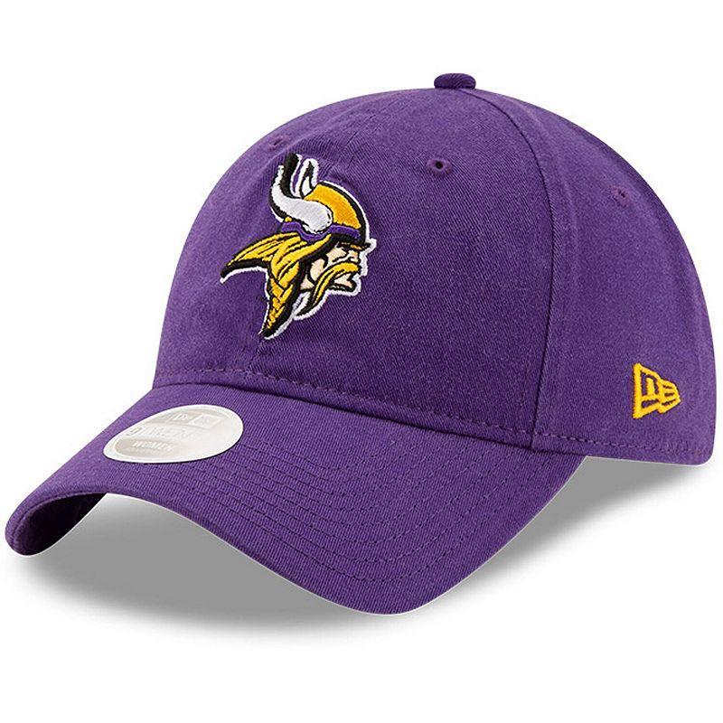 Womens New Era Minnesota Vikings Core Classic Primary 9TWENTY Adjustable Hat Product Image