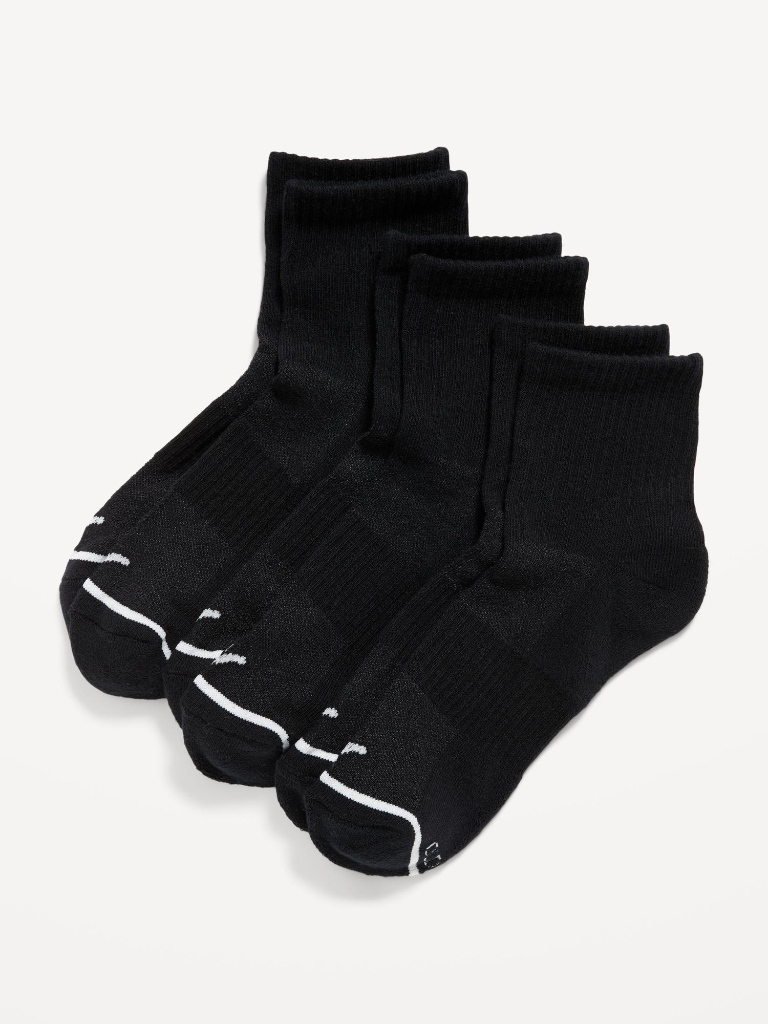 3-Pack Athletic Quarter Crew Socks for Women Product Image