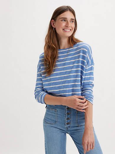 Striped Margot Long Sleeve T-Shirt Product Image