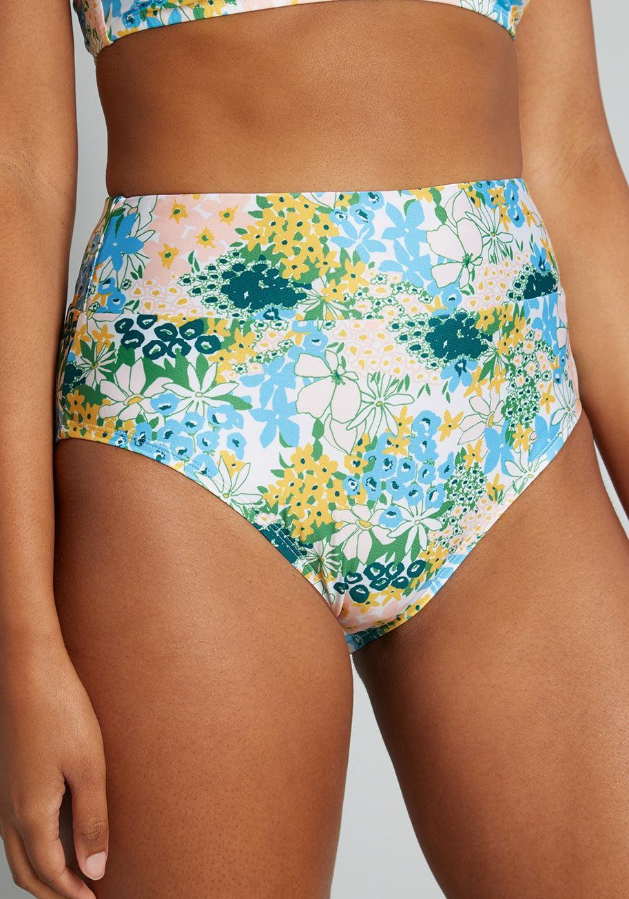 The Sara High-Waisted Bikini Bottom Product Image