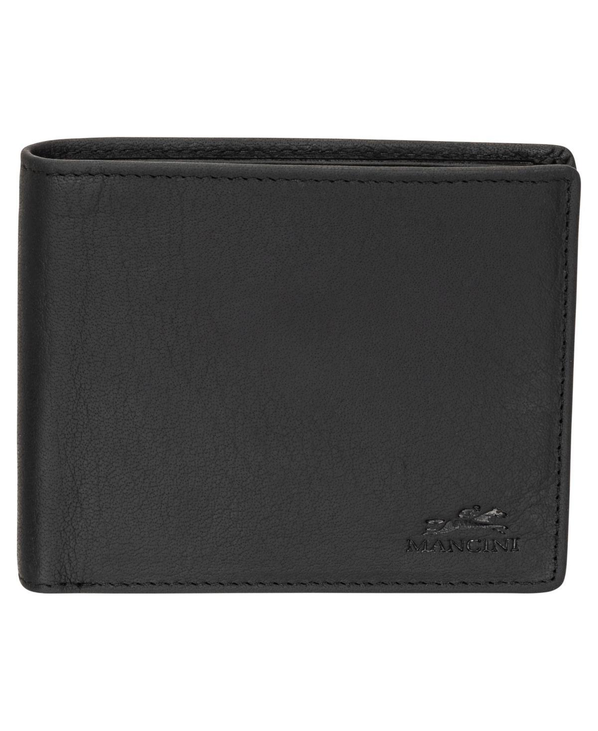 Mancini Mens Buffalo Rfid Secure Wallet with Coin Pocket Product Image