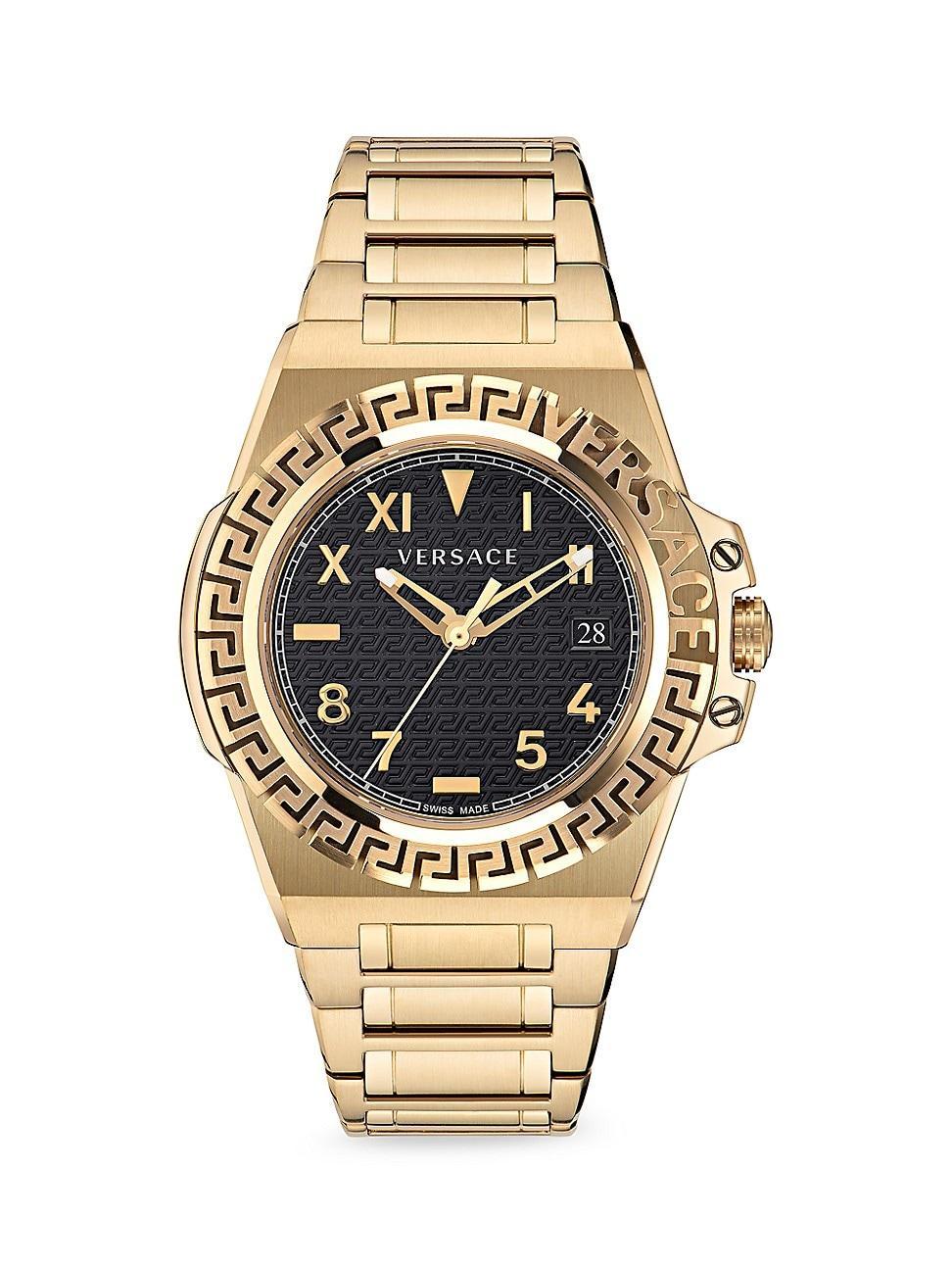 Versace Greca Reaction Bracelet Watch, 44mm Product Image