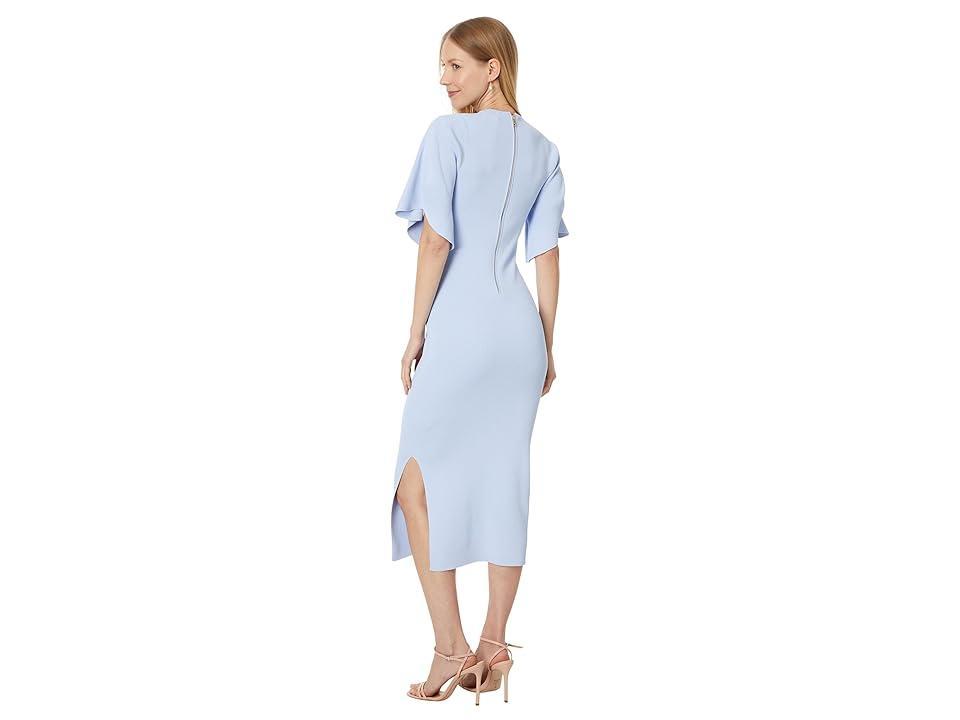 Ted Baker Raelea Rib Engineered Bodycon Midi Dress (Light Women's Dress Product Image