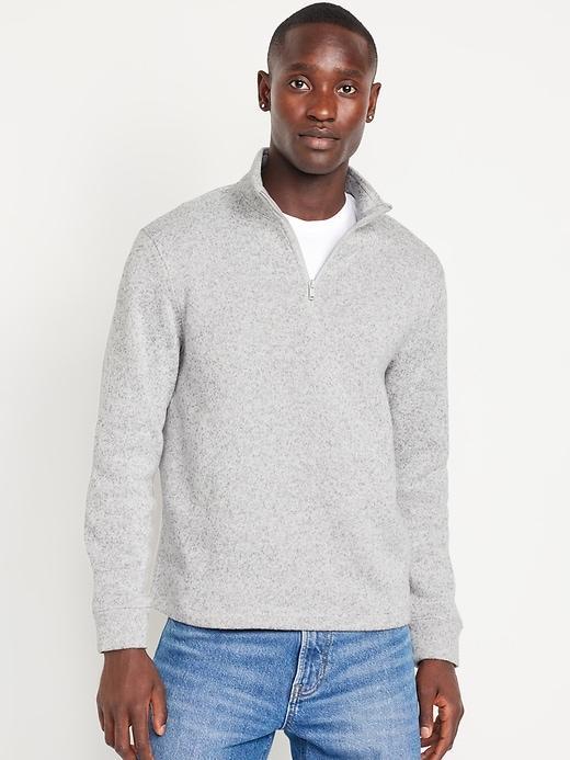 Quarter-Zip Sweater Product Image