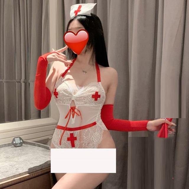 Nurse Lingerie Costume Set Product Image