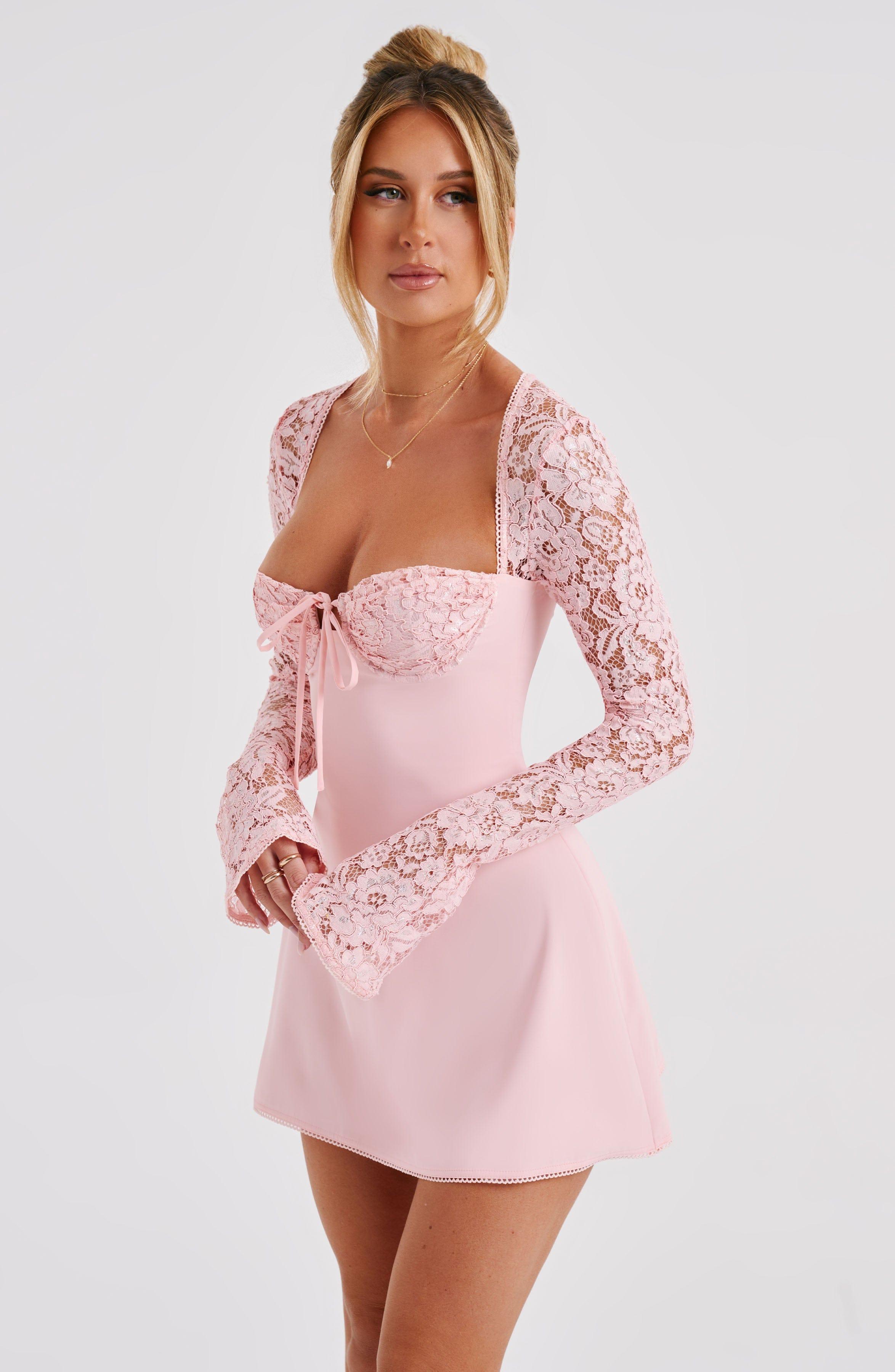 Jacinta Mini Dress - Blush Product Image