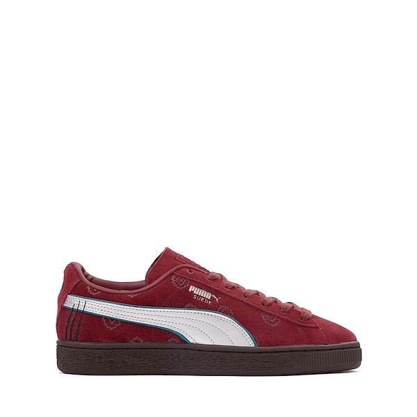 Mens PUMA x One Piece Suede Shanks Athletic Shoe - Regal / Future Pink Product Image