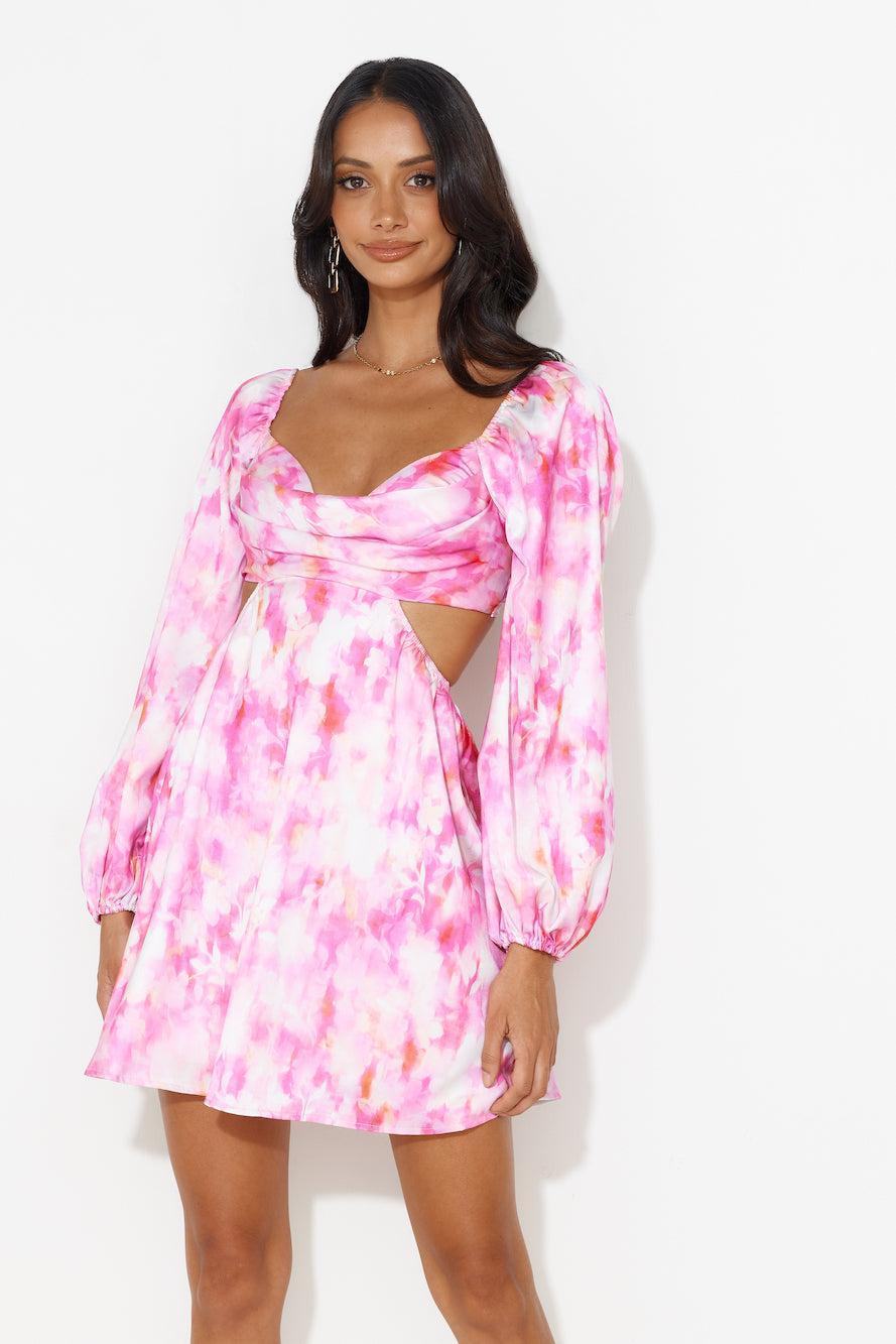 Highlight Love Mini Dress Pink Product Image