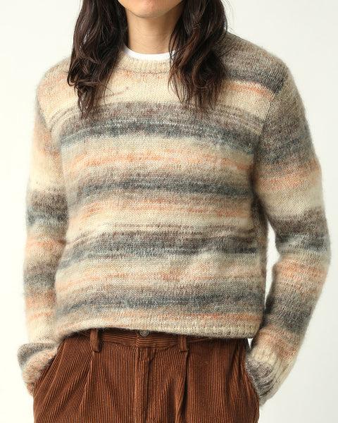 Space Dye Mohair Crewneck - Natural Product Image