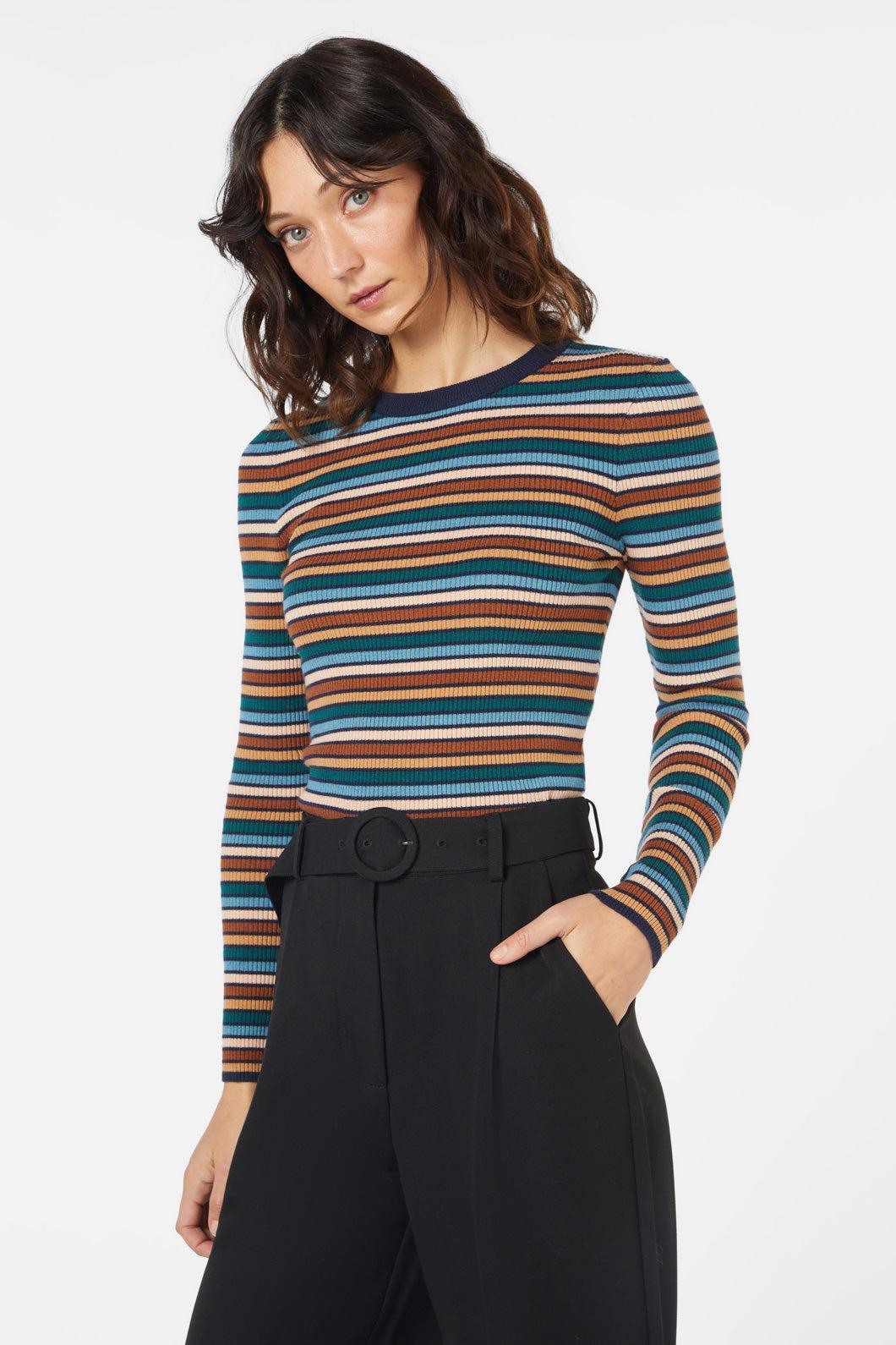 Darcy Stripe Knit Top Product Image