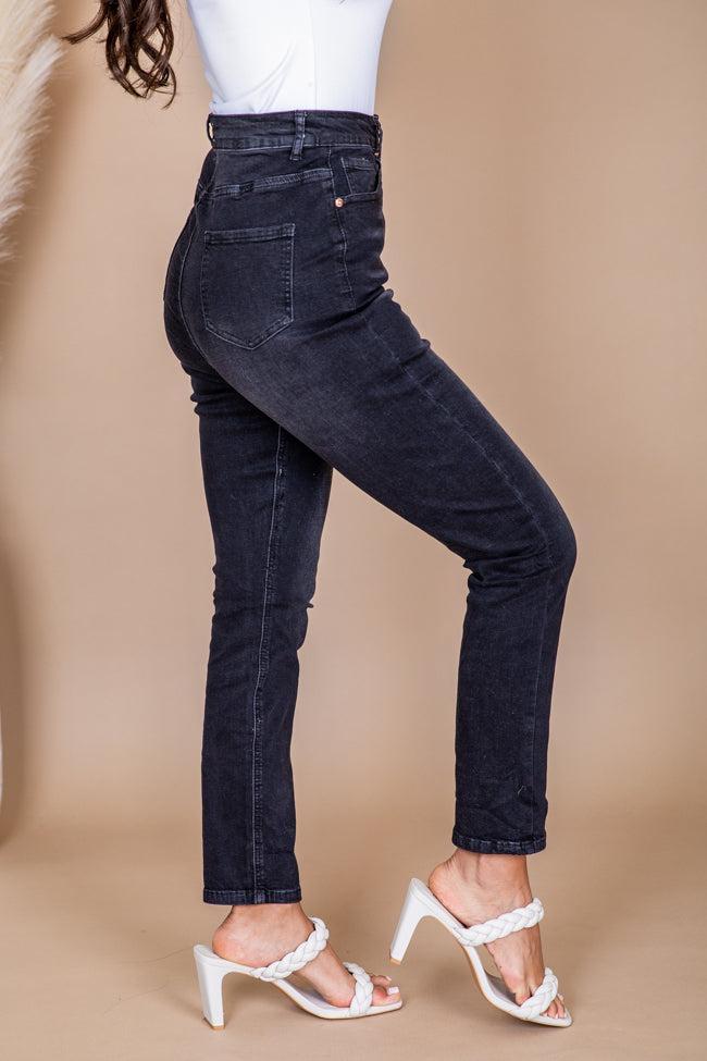 Bianca Black Vintage Straight Leg Jeans Product Image