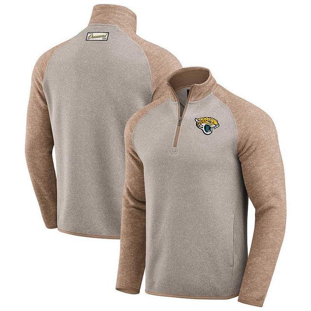 Mens Darius Rucker Collection by Fanatics Tan Minnesota Vikings Tonal Quarter-Zip Jacket Product Image