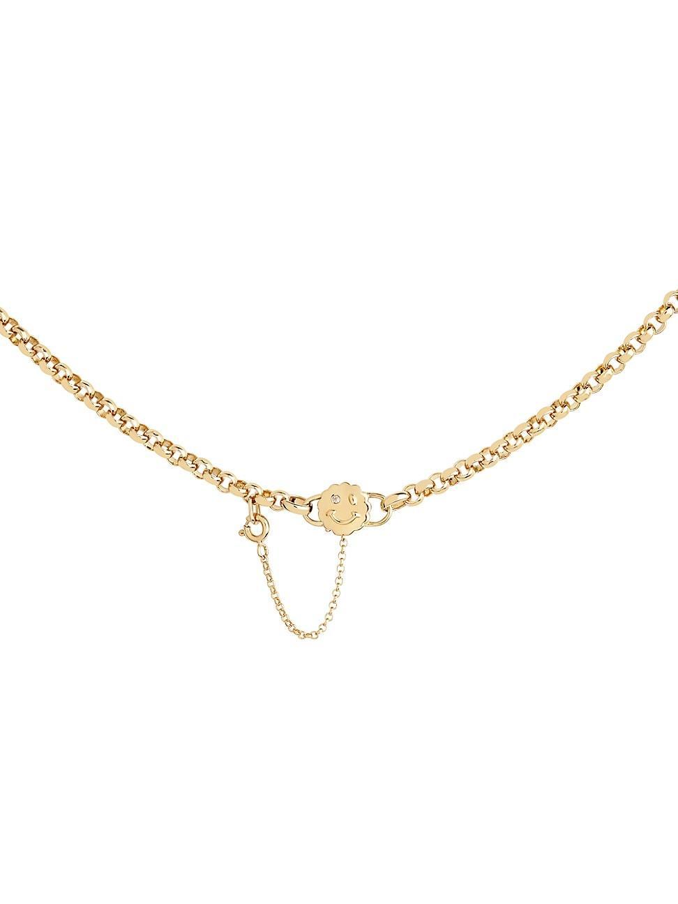 Womens Morning After 22K-Gold-Plated & Glass Crystal Necklace Product Image