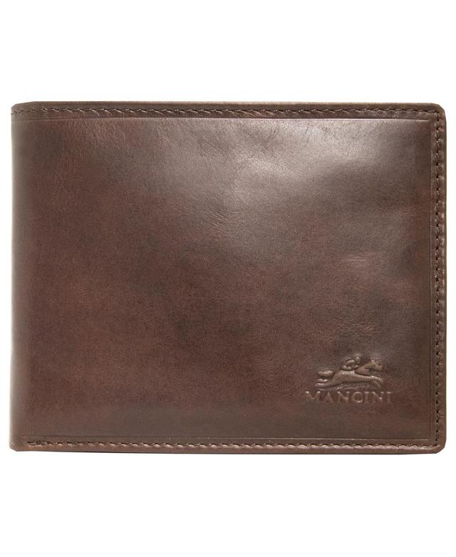 Mens Mancini Boulder Collection Rfid Secure Billfold with Removable Center Wing Passcase Product Image