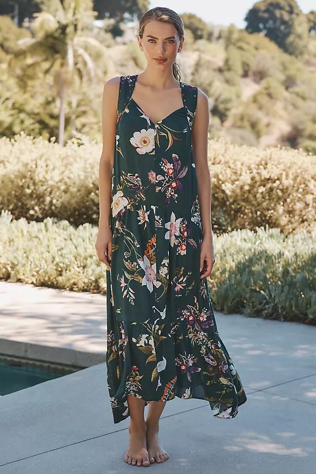 By Anthropologie Studded Harness Midi Dress Product Image