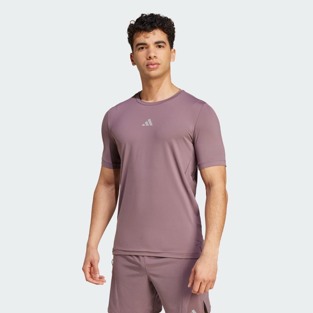 adidas Cool Feel Tee Shadow Olive S Mens Product Image