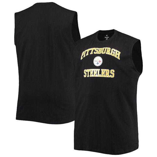 Mens Pittsburgh Steelers Big & Tall Muscle Tank Top Product Image