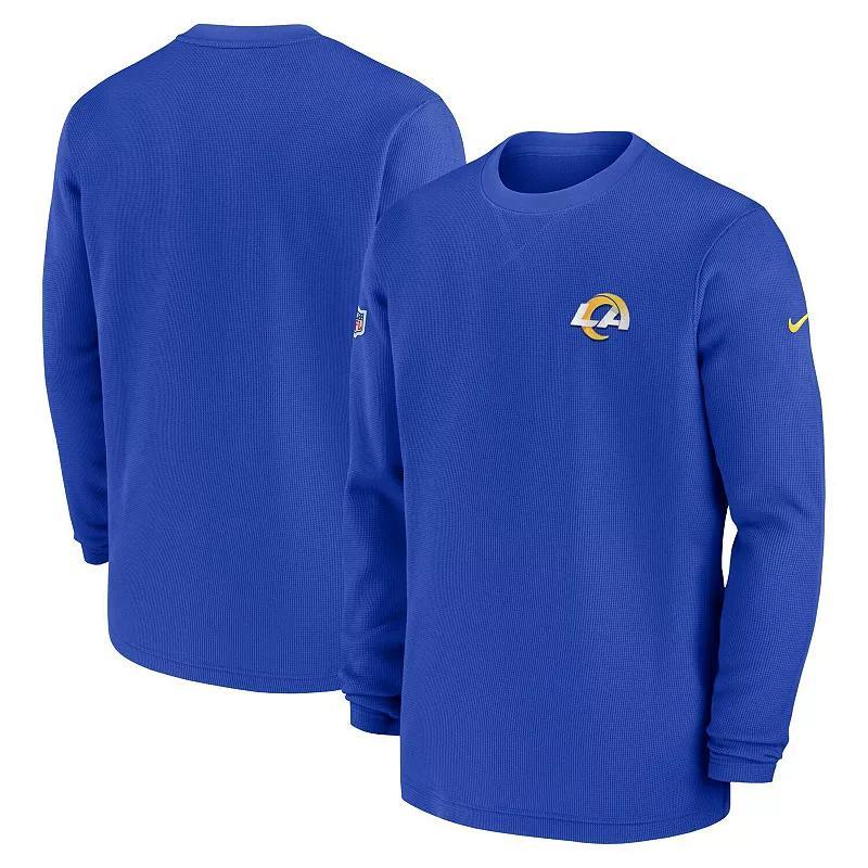 Mens Nike Royal Los Angeles Rams 2023 Sideline Long Sleeve Performance T-Shirt Product Image