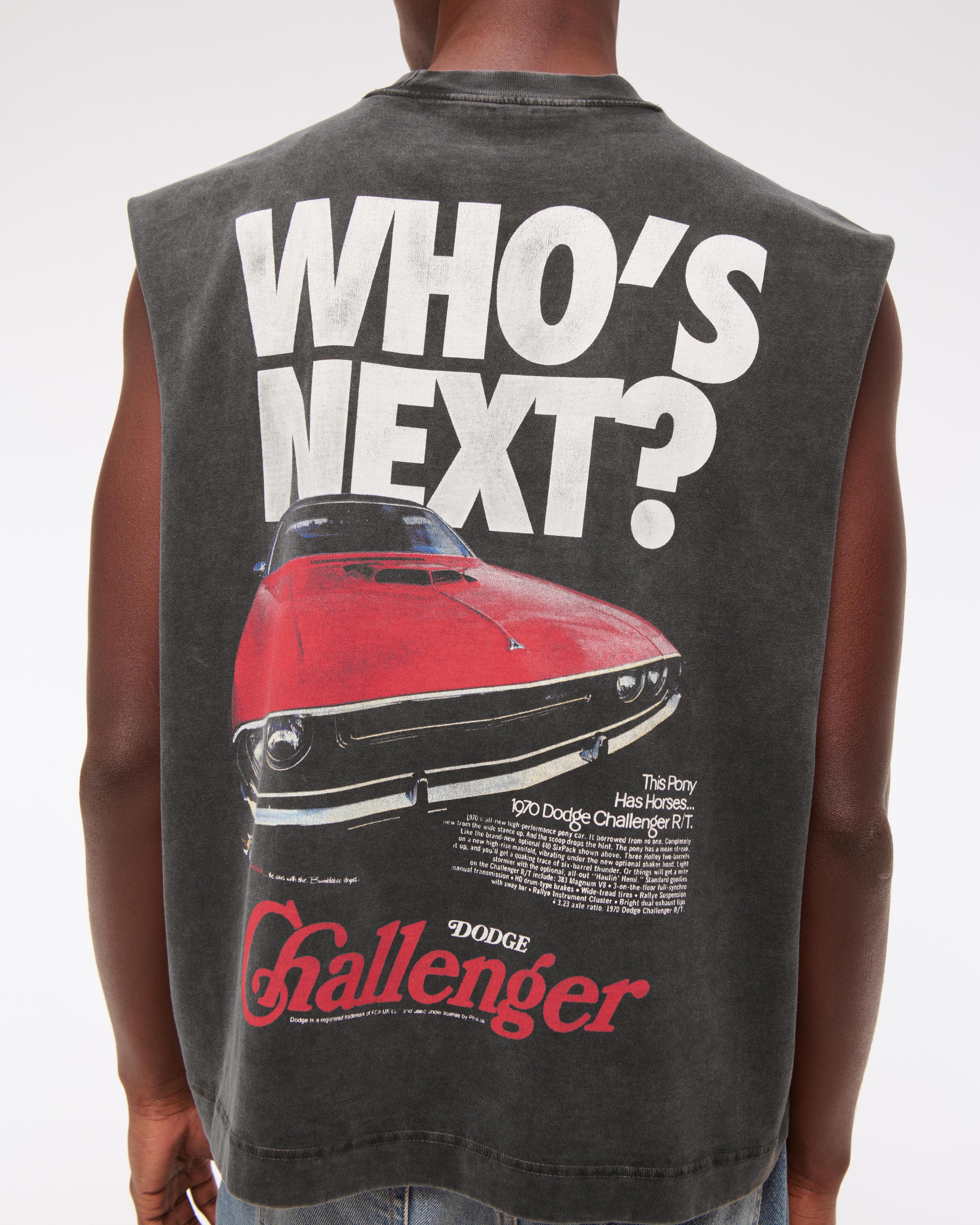 Dodge Challenger Graphic Cropped Tank Product Image