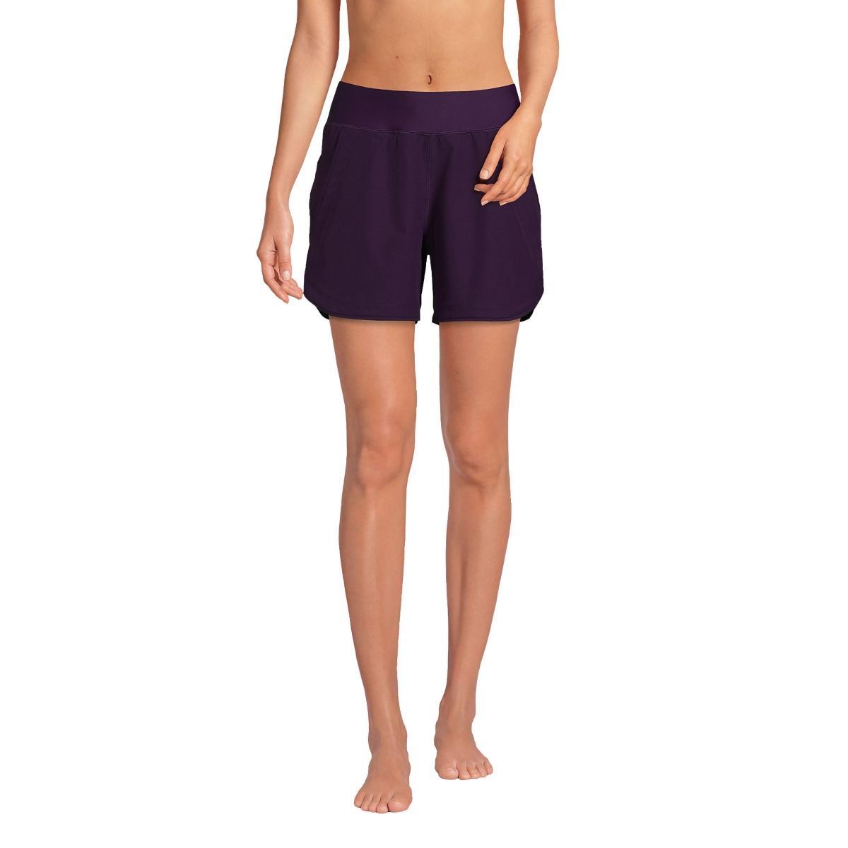 Lands End Womens 5 Quick Dry Swim Shorts with Panty Product Image