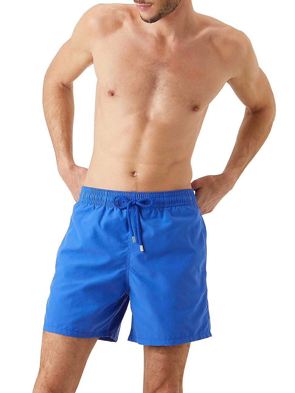 Vilebrequin Moorea Solid Swim Trunks Men's Swimwear Product Image