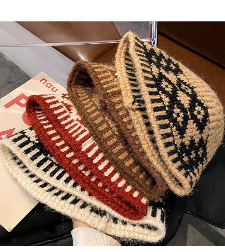 Patterned Knit Beanie product image