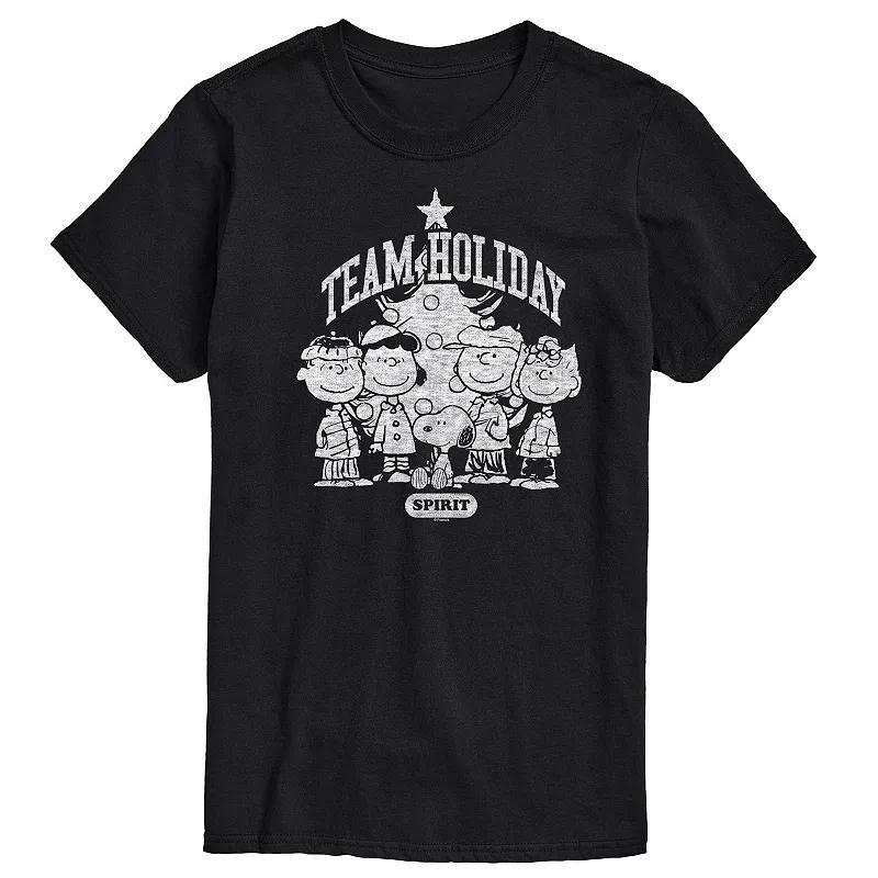 Mens Peanuts Team Holiday Spirit Graphic Tee Product Image