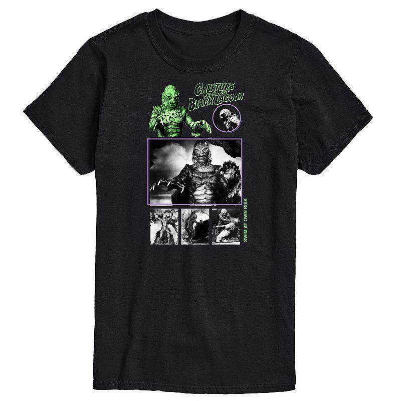 Big & Tall Universal Monsters Creature Lagoon Graphic Tee, Mens Blue Product Image