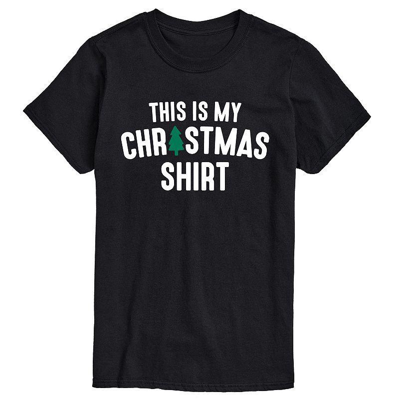 Big & Tall This Is My Christmas Tee, Mens Product Image