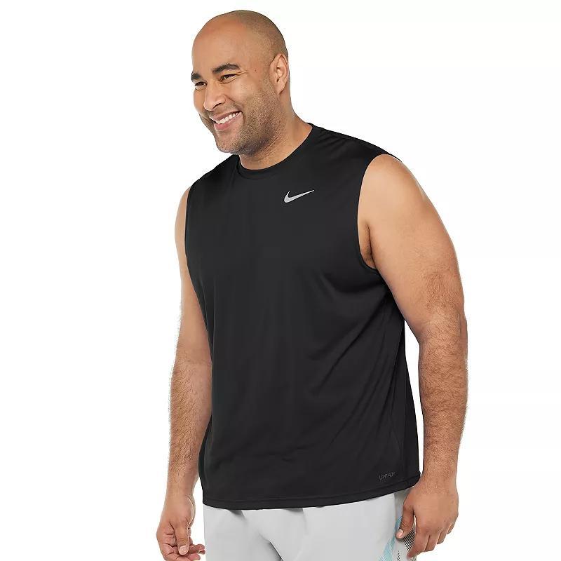 Big & Tall Nike Dri-FIT UPF 40+ Essential Sleeveless Hydroguard Swim Tee, Mens Product Image