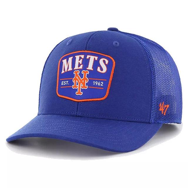 Mens 47 Royal New York Mets Squad Trucker Adjustable Hat Product Image