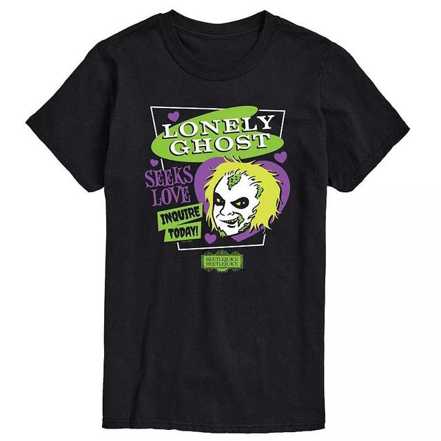 Hybrid Apparel Mens Beetlejuice Lonely Ghost Tee Product Image