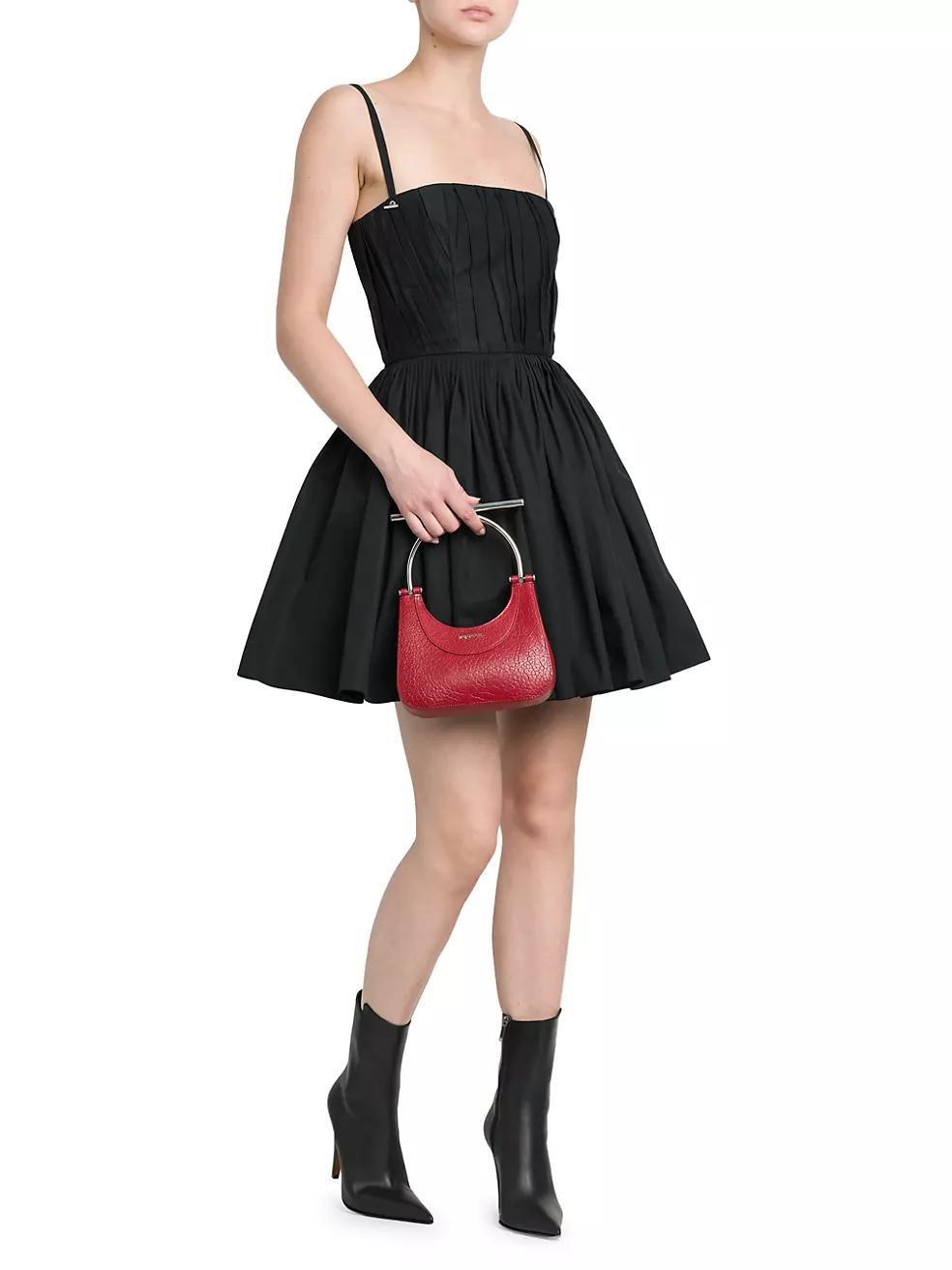 Poplin Pleated Minidress Product Image