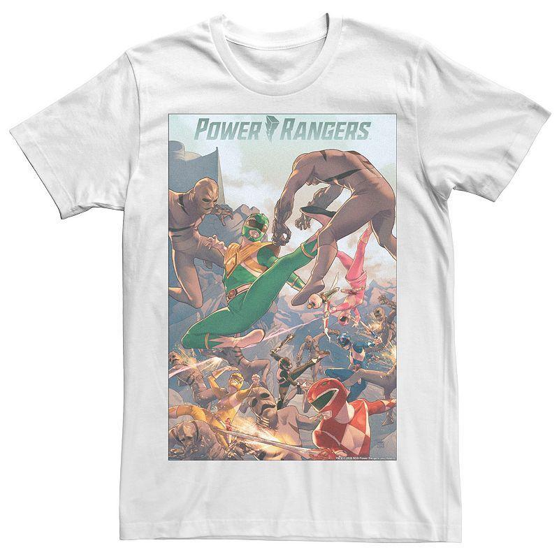 Mens Power Rangers Battle Poster Tee Product Image