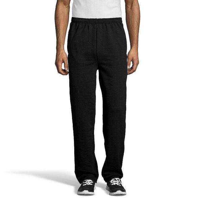 Mens Hanes EcoSmart Fleece Sweatpants Blue Product Image