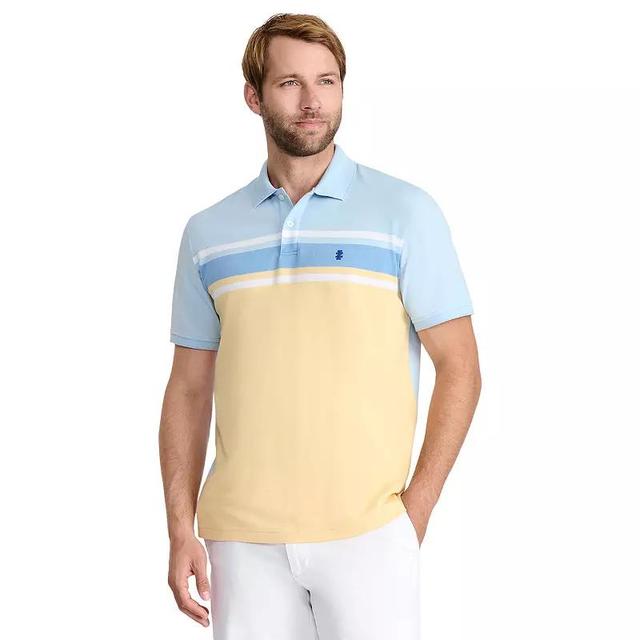 IZOD Men's Advanced Perforated Stripe Polo Product Image