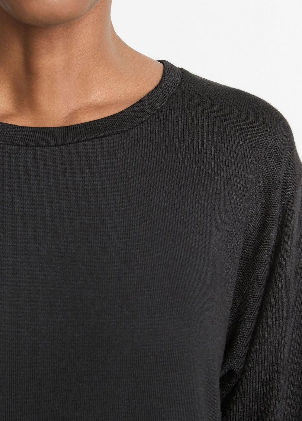 Knit Relaxed Long-Sleeve T-Shirt Product Image