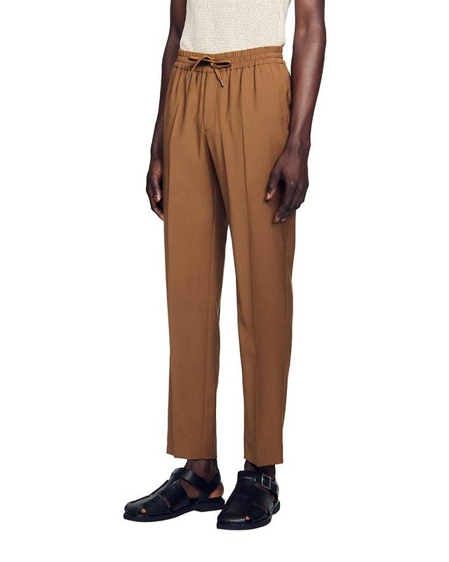 Mens Elasticated Straight Leg Pants Product Image