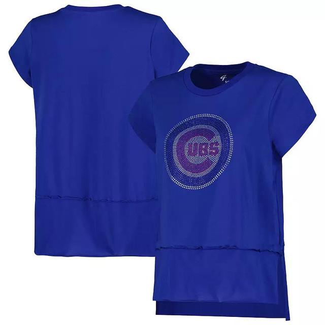 Womens G-III 4Her by Carl Banks Royal Chicago Cubs Cheer Fashion T-Shirt Product Image